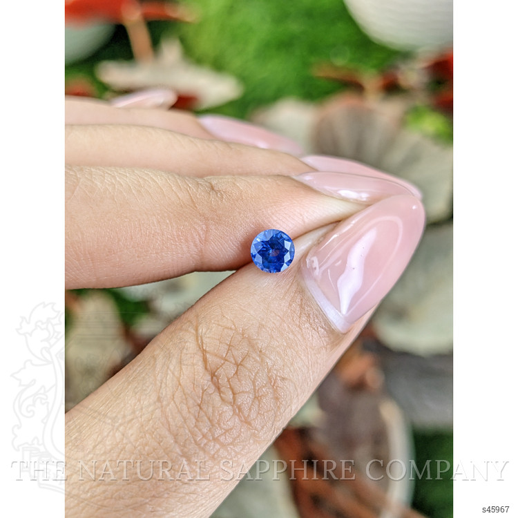 0.66 Ct. Blue Sapphire from Ceylon (Sri Lanka)