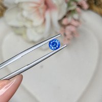 0.66 Ct. Blue Sapphire from Ceylon (Sri Lanka) Life Style