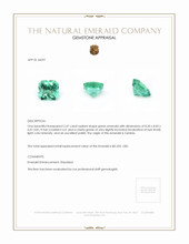 2.47 Ct. Emerald from Zambia Appraisal