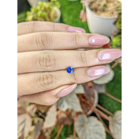 0.58 Ct. Blue Sapphire from Ceylon (Sri Lanka) Life Style