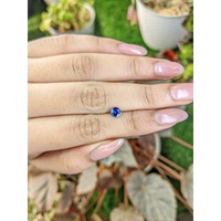 0.54 Ct. Blue Sapphire from Ceylon (Sri Lanka) Life Style