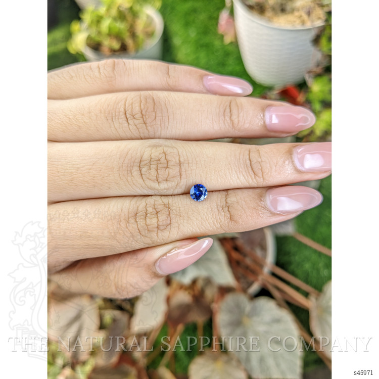 0.54 Ct. Blue Sapphire from Ceylon (Sri Lanka)