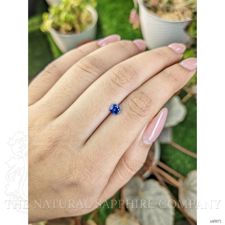 0.54 Ct. Blue Sapphire from Ceylon (Sri Lanka)