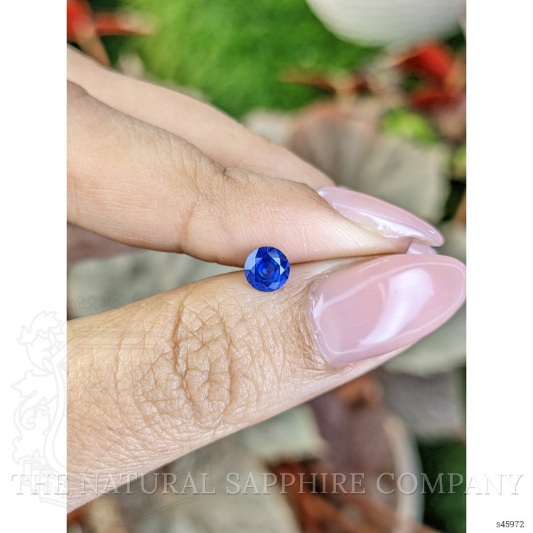 0.49 Ct. Blue Sapphire from Ceylon (Sri Lanka)
