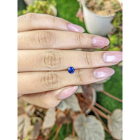 0.49 Ct. Blue Sapphire from Ceylon (Sri Lanka) Life Style