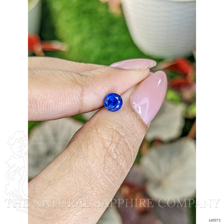 0.75 Ct. Blue Sapphire from Ceylon (Sri Lanka)