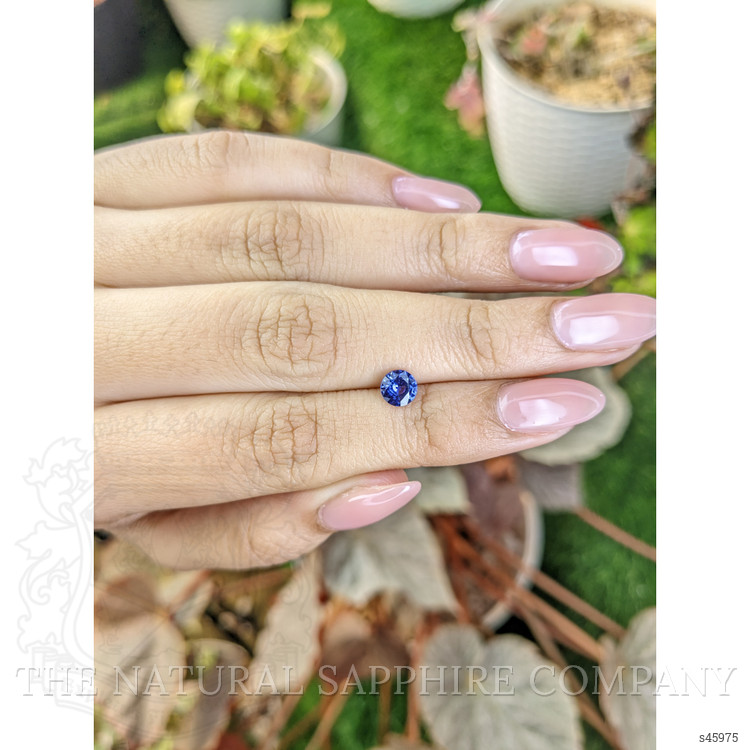 0.70 Ct. Blue Sapphire from Ceylon (Sri Lanka)