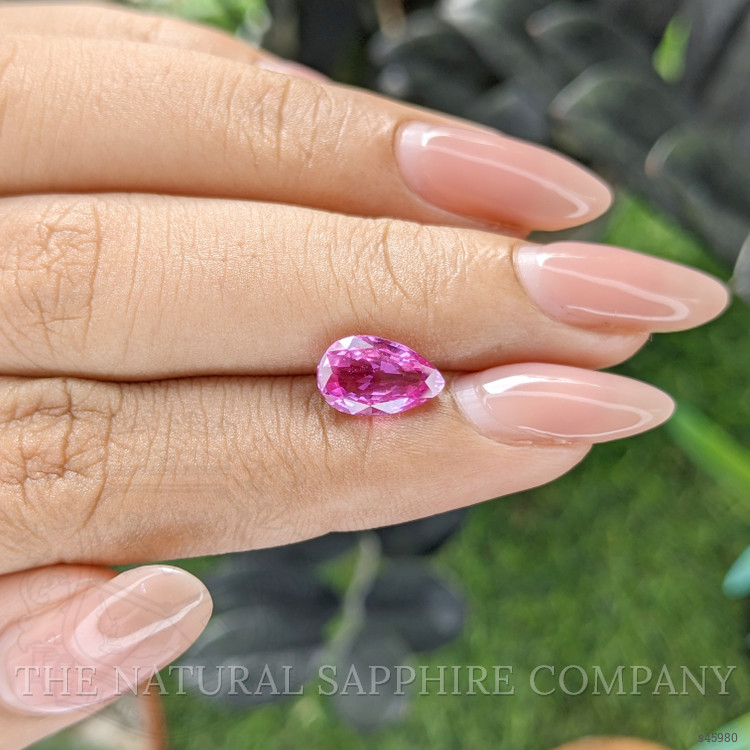 2.32 Ct. Reddish Pink Sapphire from Ceylon (Sri Lanka)