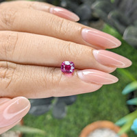 1.52 Ct. Purplish Pink Sapphire from Ceylon (Sri Lanka) Life Style