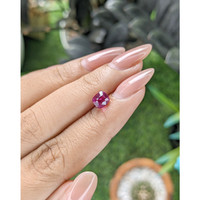 1.52 Ct. Purplish Pink Sapphire from Ceylon (Sri Lanka) Life Style
