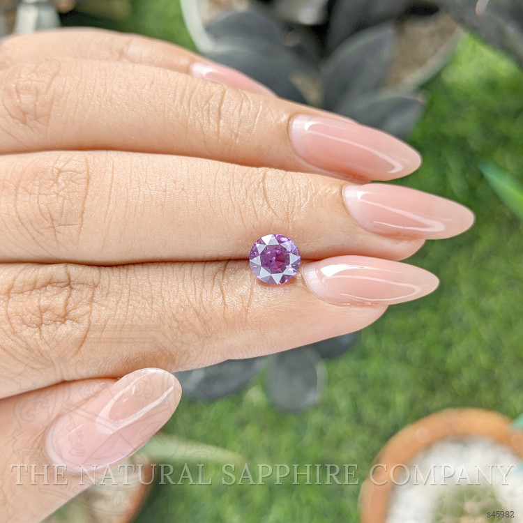 1.57 Ct. Purple Sapphire from Ceylon (Sri Lanka)