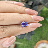 2.60 Ct. Bluish Purple Sapphire from Ceylon (Sri Lanka) Life Style