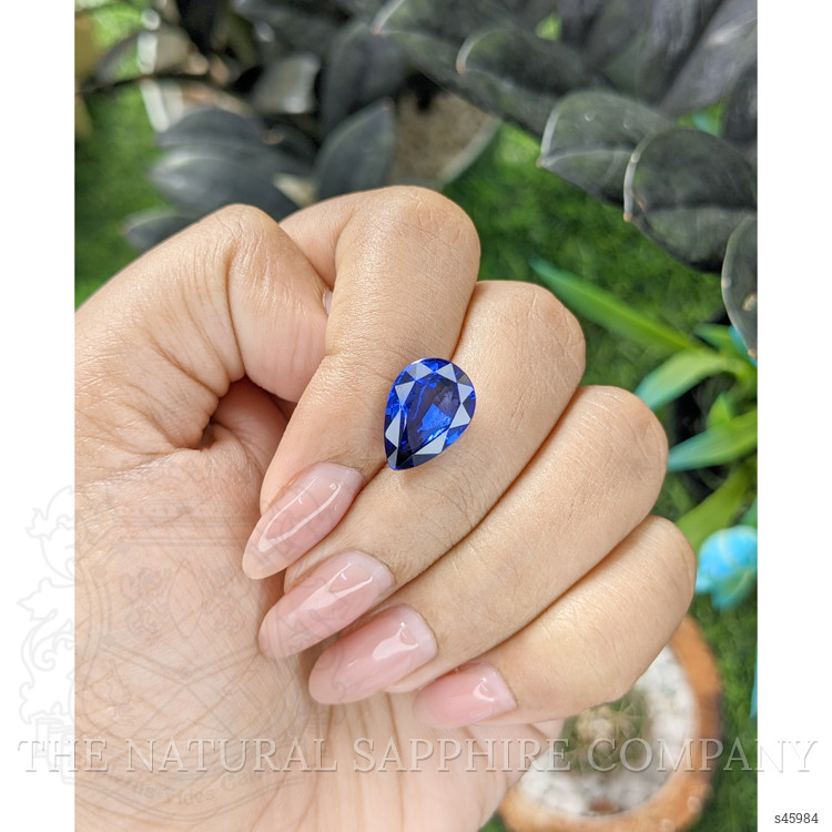 6.05 Ct. Blue Sapphire from Ceylon (Sri Lanka)