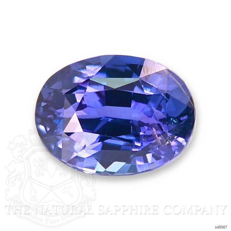 2.59 Ct. Bluish Purple Sapphire from Ceylon (Sri Lanka)