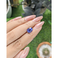 2.59 Ct. Bluish Purple Sapphire from Ceylon (Sri Lanka) Life Style