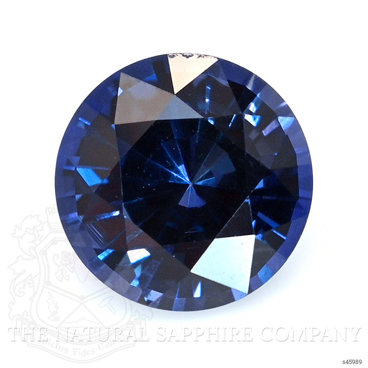 0.84 Ct. Blue Sapphire from Ceylon (Sri Lanka)