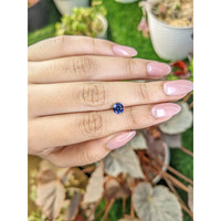0.84 Ct. Blue Sapphire from Ceylon (Sri Lanka) Life Style