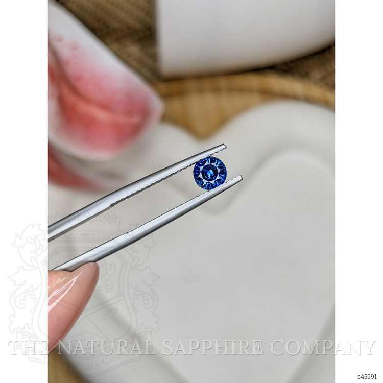 0.71 Ct. Blue Sapphire from Ceylon (Sri Lanka)
