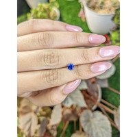0.67 Ct. Blue Sapphire from Ceylon (Sri Lanka) Life Style