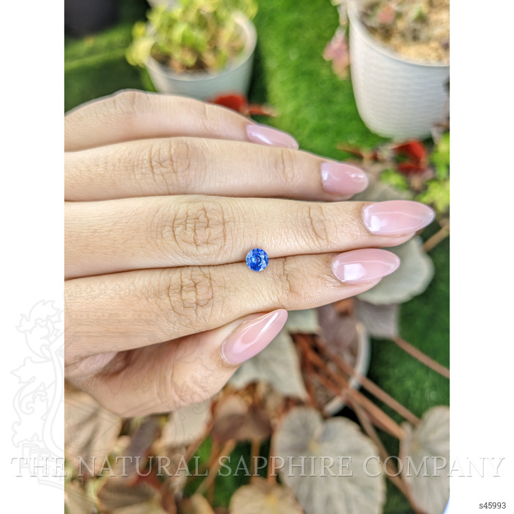0.70 Ct. Blue Sapphire from Ceylon (Sri Lanka)