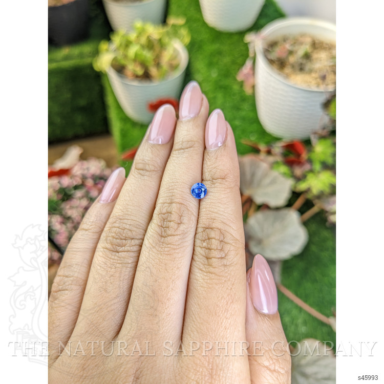 0.70 Ct. Blue Sapphire from Ceylon (Sri Lanka)