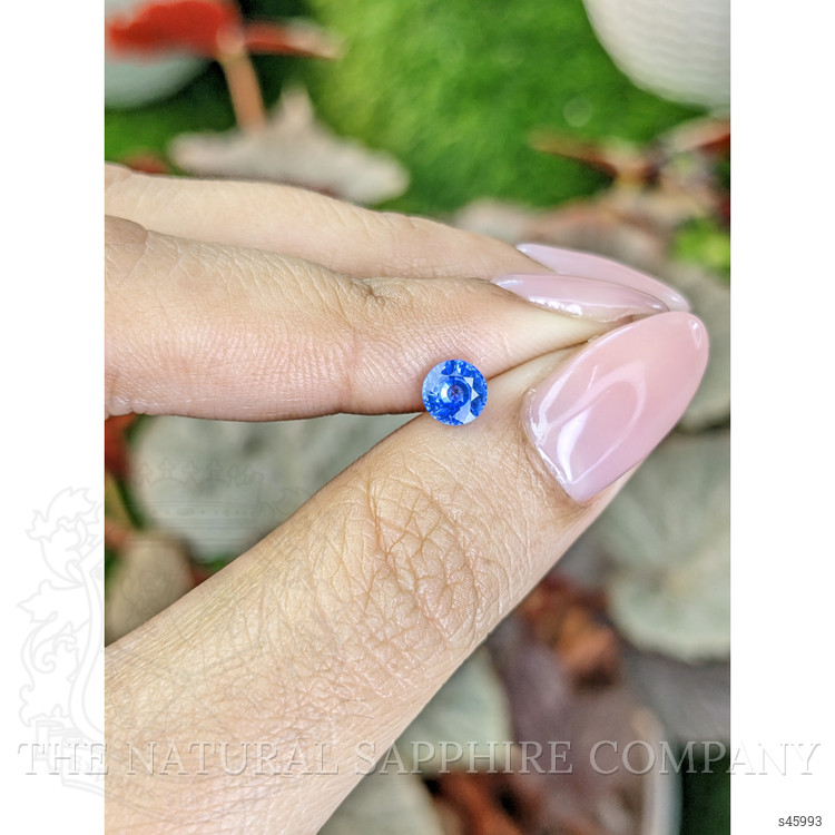 0.70 Ct. Blue Sapphire from Ceylon (Sri Lanka)
