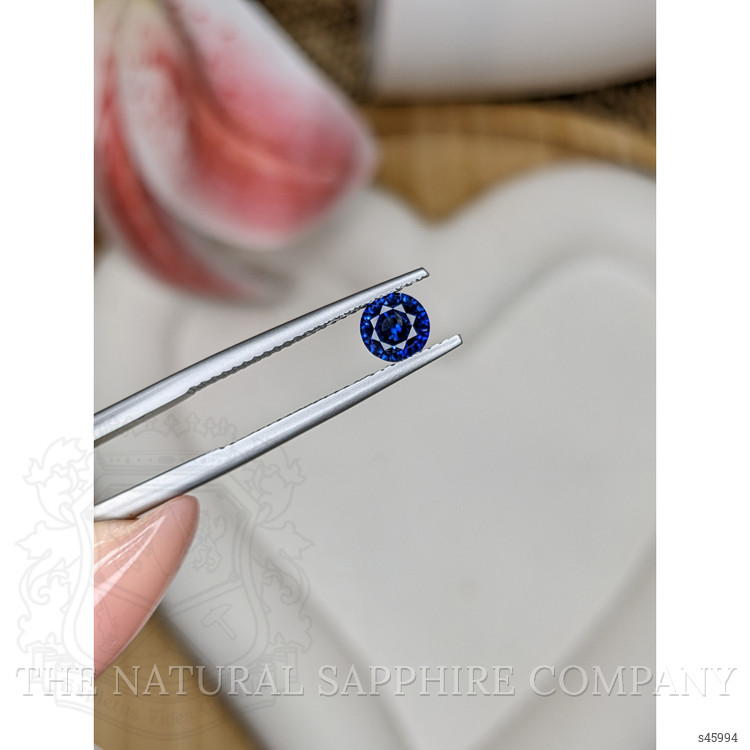0.74 Ct. Blue Sapphire from Ceylon (Sri Lanka)