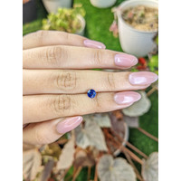 0.74 Ct. Blue Sapphire from Ceylon (Sri Lanka) Life Style