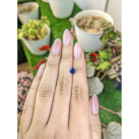 0.74 Ct. Blue Sapphire from Ceylon (Sri Lanka) Life Style