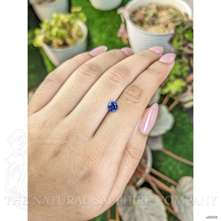 0.75 Ct. Blue Sapphire from Ceylon (Sri Lanka)