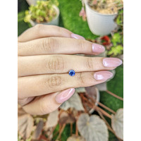 0.71 Ct. Blue Sapphire from Ceylon (Sri Lanka) Life Style