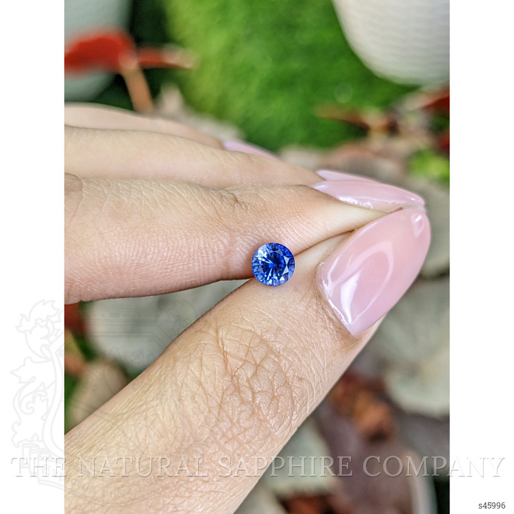 0.71 Ct. Blue Sapphire from Ceylon (Sri Lanka)