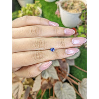 0.43 Ct. Blue Sapphire from Ceylon (Sri Lanka) Life Style
