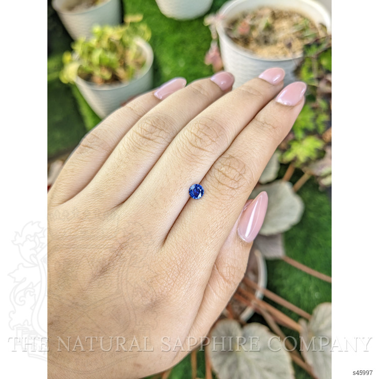0.43 Ct. Blue Sapphire from Ceylon (Sri Lanka)