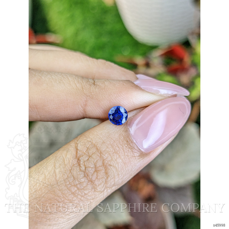 0.63 Ct. Blue Sapphire from Ceylon (Sri Lanka)