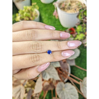 0.63 Ct. Blue Sapphire from Ceylon (Sri Lanka) Life Style