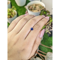 0.57 Ct. Blue Sapphire from Ceylon (Sri Lanka) Life Style