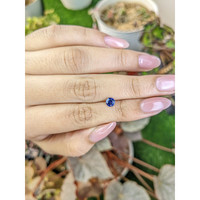 0.57 Ct. Blue Sapphire from Ceylon (Sri Lanka) Life Style
