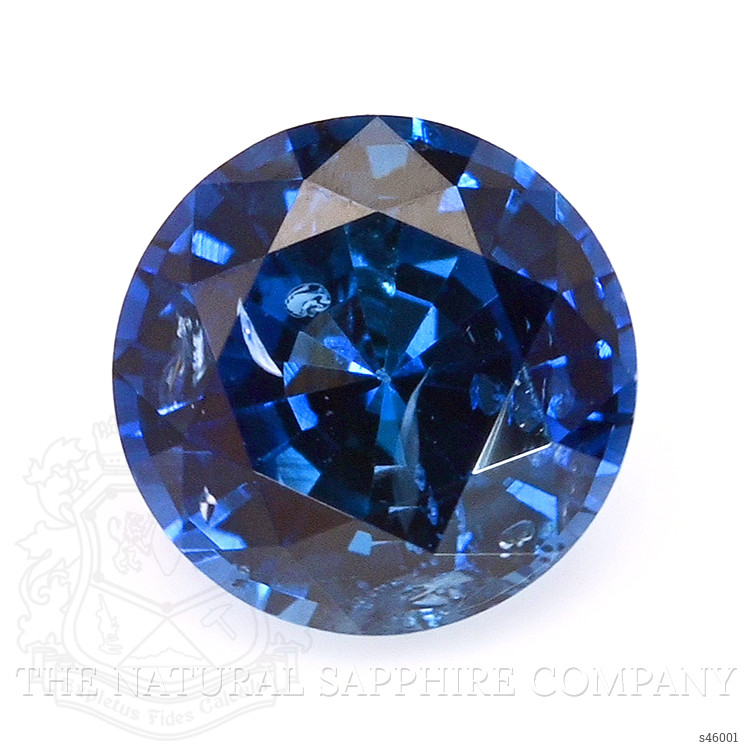 0.73 Ct. Blue Sapphire from Ceylon (Sri Lanka)