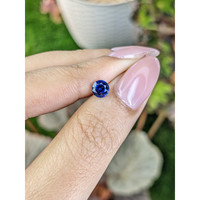 0.73 Ct. Blue Sapphire from Ceylon (Sri Lanka) Life Style
