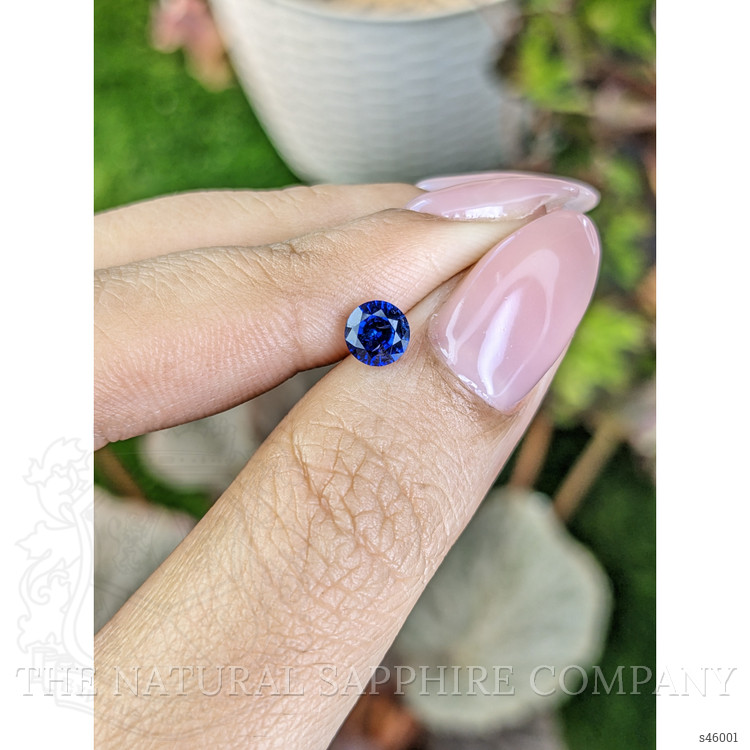 0.73 Ct. Blue Sapphire from Ceylon (Sri Lanka)