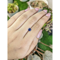 0.73 Ct. Blue Sapphire from Ceylon (Sri Lanka) Life Style