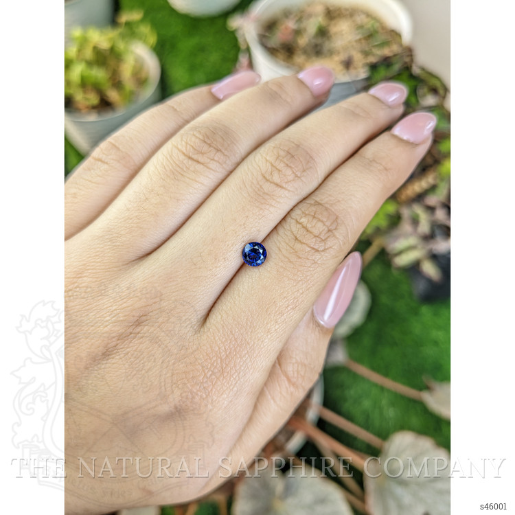 0.73 Ct. Blue Sapphire from Ceylon (Sri Lanka)