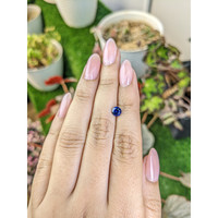 0.73 Ct. Blue Sapphire from Ceylon (Sri Lanka) Life Style