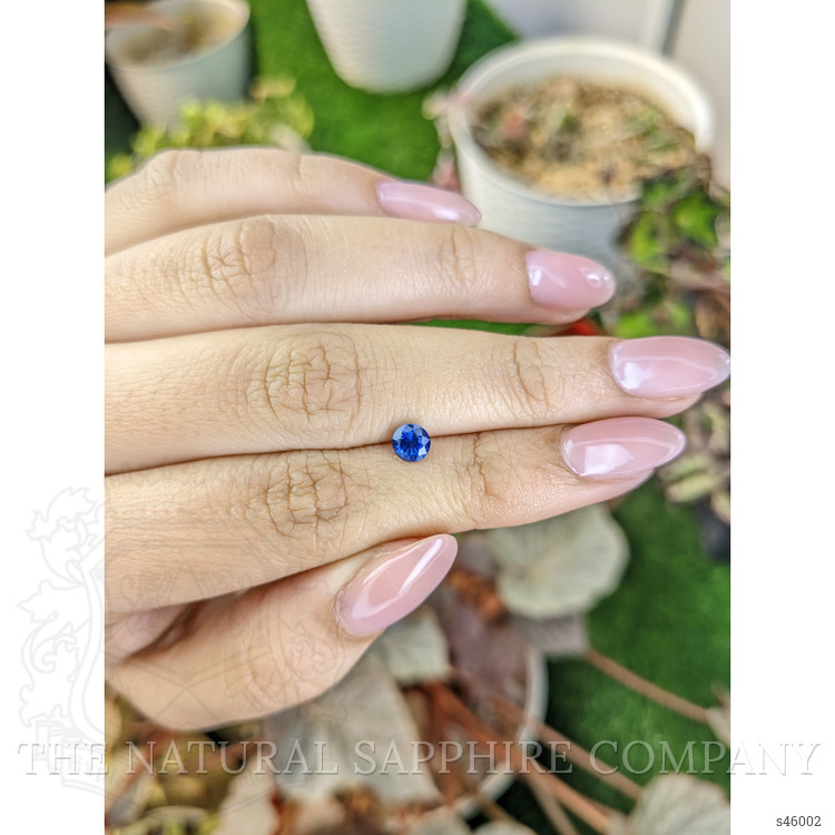 0.62 Ct. Blue Sapphire from Ceylon (Sri Lanka)