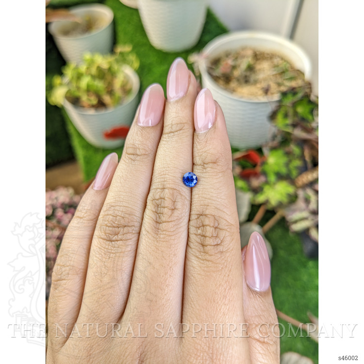 0.62 Ct. Blue Sapphire from Ceylon (Sri Lanka)