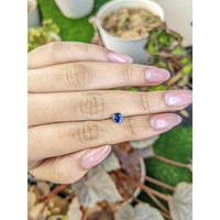 0.67 Ct. Blue Sapphire from Ceylon (Sri Lanka) Life Style