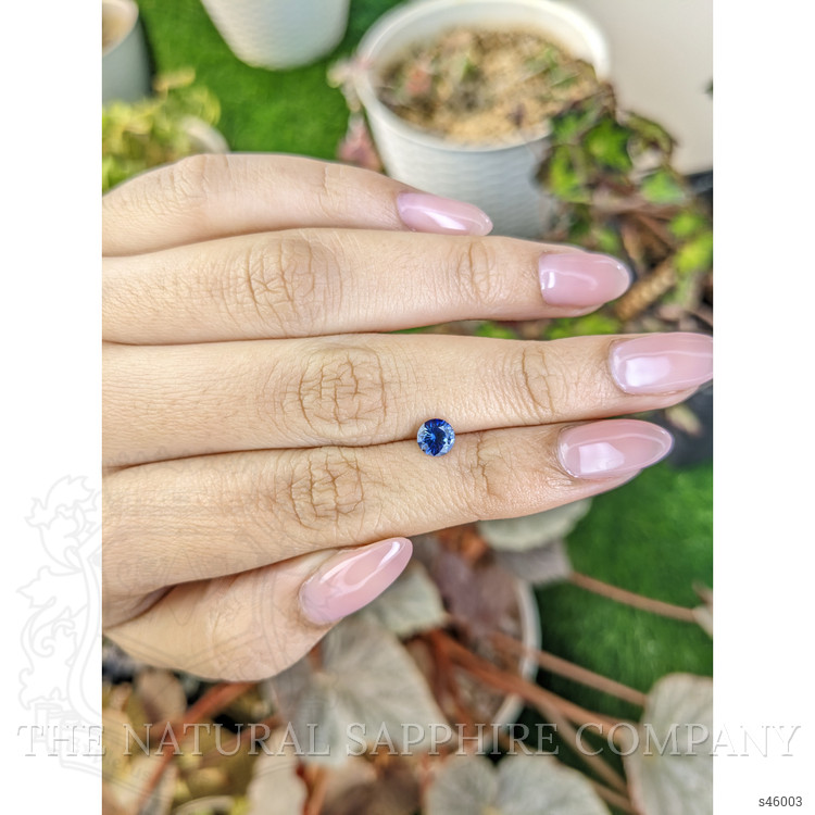 0.67 Ct. Blue Sapphire from Ceylon (Sri Lanka)