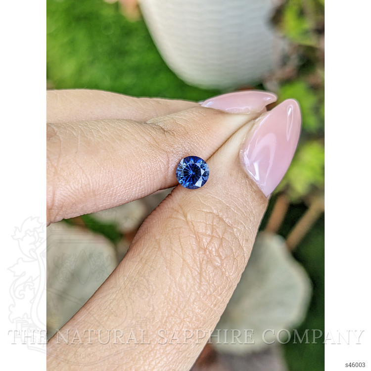 0.67 Ct. Blue Sapphire from Ceylon (Sri Lanka)