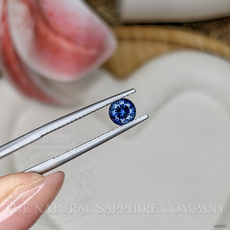 0.67 Ct. Blue Sapphire from Ceylon (Sri Lanka)